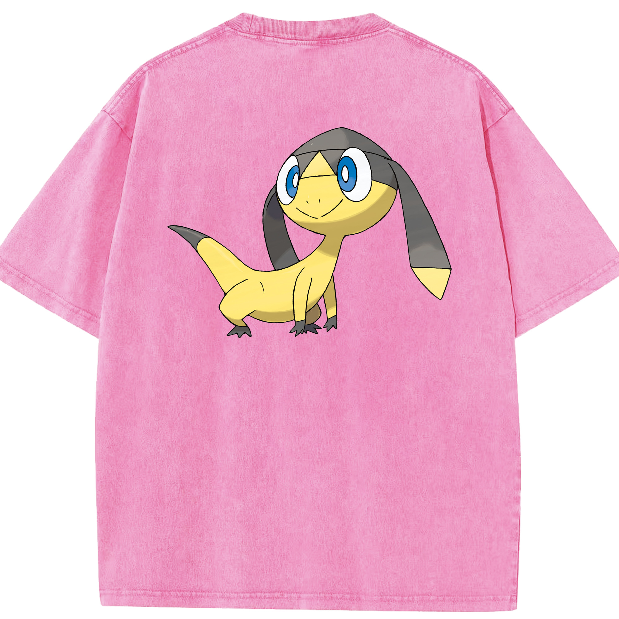 （画像用） ポケットモンスター Pokémon 綿100% ヴィンテージ風 半袖Tシャツ（背面プリント）